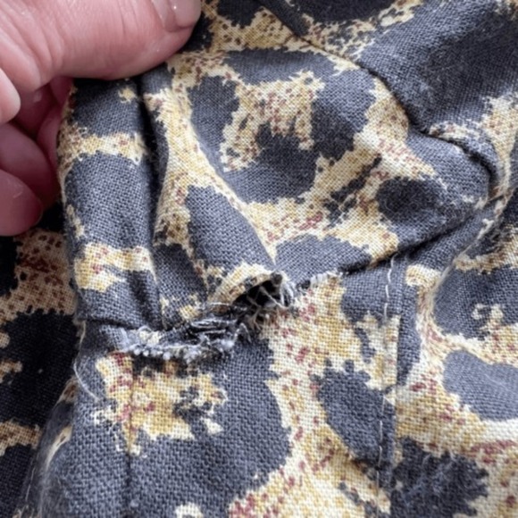 Womens Custom made Leopard Print Button Front Long Sleeve Coat Size Medium - Picture 6 of 9